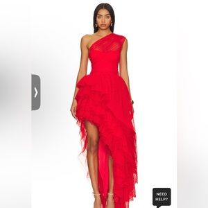 Soriya Gown from Revolve in Royal Red
